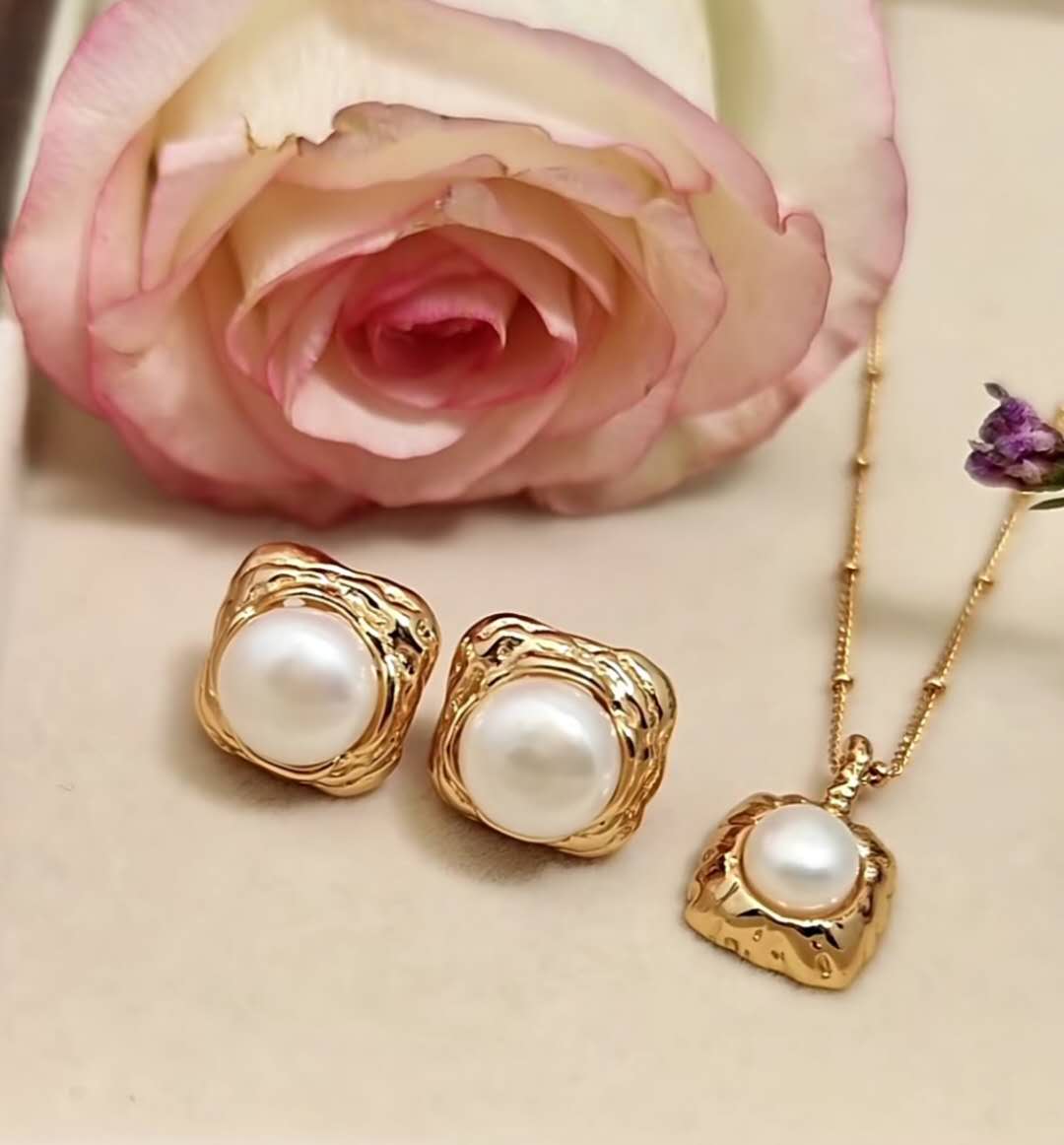 Collar perla de agua natural y Plata de ley S925