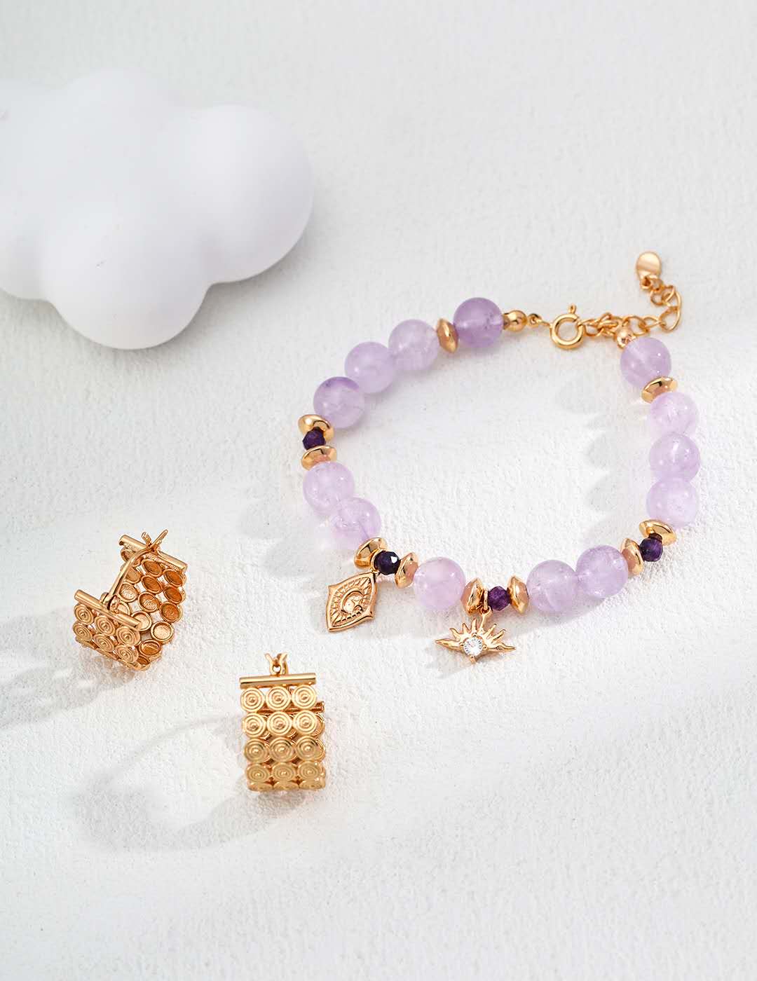 Pulsera amatista plata de ley S925