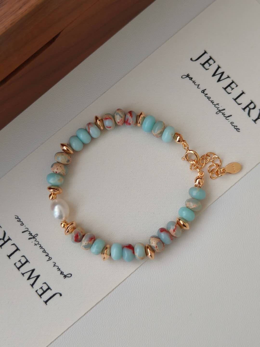 Pulsera con piedras naturales plata de ley S925
