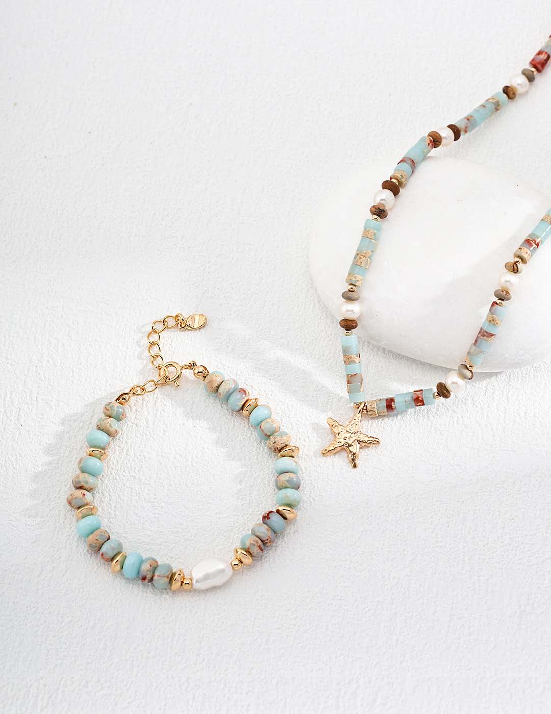 Pulsera con piedras naturales plata de ley S925