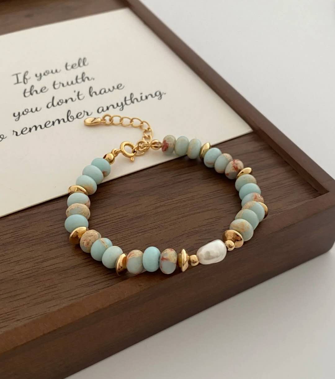 Pulsera con piedras naturales plata de ley S925