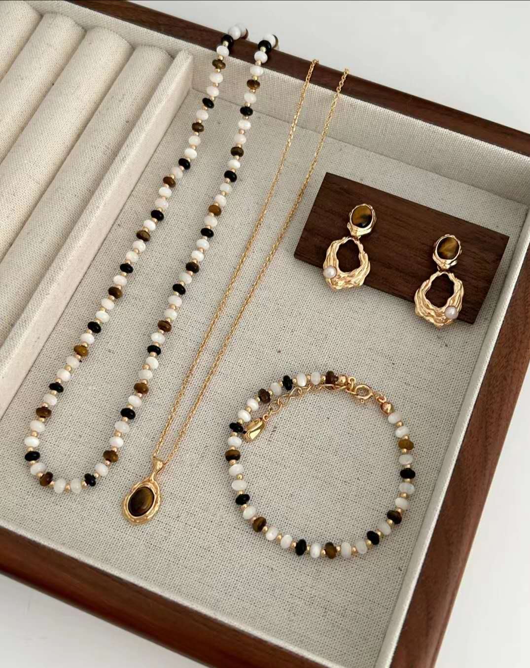 Piedra natural Jewelry Pack Ojo de tigre